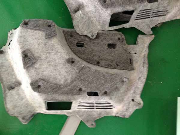 汽车行李箱隔音棉超声波焊接